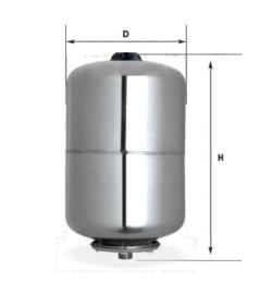 Бак для насоса с вертикальной и горизонтальной установкой, 50 60 80 100 литров (арт. 25-19062472)
