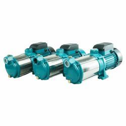 Насос горизонтальный многоступенчатый с электродвигателем 550 Вт из нержавеющей стали (арт. 25-19062518)