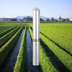 Насос для воды глубокого колодца с солнечным двигателем BLDC и центробежным насосом для орошения (арт. 25-19062664)