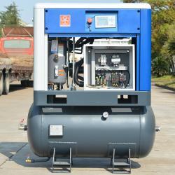 Воздушный компрессор 7.5кВт 10л.с. 8бар VFD ротационный винтовой с баком для покраски (арт. 25-19062480)