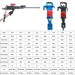 Пневматическая буровая установка YT 27 с пневматическими ногами для горнодобывающей промышленности (арт. 25-19062507)