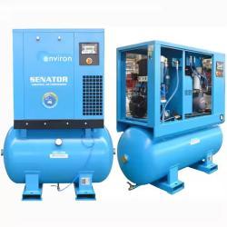 Воздушный компрессор с осушителем, резервуаром, переменным током 415 В, безмасляной смазкой (арт. 25-19062551)