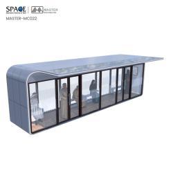 Автобусная остановка премиум-класса с охлаждением и электронным дисплеем (арт. 25-3071773)