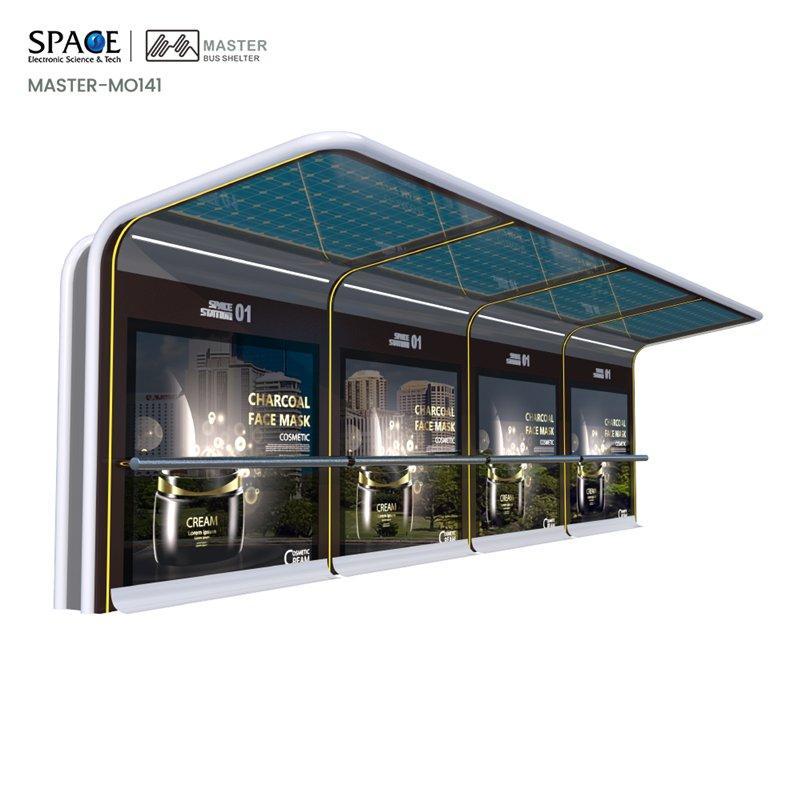 Автобусная остановка с функциями высокой видимости и безопасности (арт. 25-3071782)