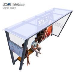 Двойная вывеска из алюминия для автобусной остановки (арт. 25-3071787)