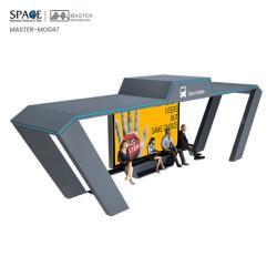 Умная автобусная остановка из нержавеющей стали с LED-подсветкой (арт. 25-3071796)