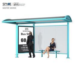 Автобусная скамейка с водонепроницаемым навесом для велосипеда (арт. 25-3071802)