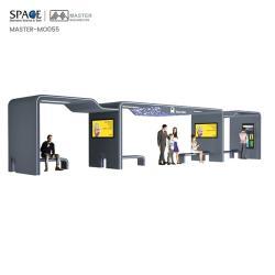 Световые короба с рекламой на остановке школьного автобуса (арт. 25-3071803)