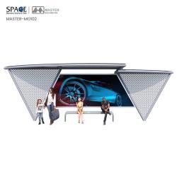 Световой короб для автобусной остановки с индивидуальным дизайном и двусторонним освещением (арт. 25-3071807)