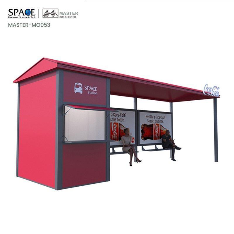 Автобусная остановка для пассажиров с уникальным дизайном и надежной конструкцией (арт. 25-3071808)