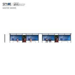 Автобусная остановка на солнечных батареях с рекламным световым коробом (арт. 25-3071810)