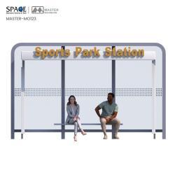 Светодиодный дисплей для автобусной остановки с сиденьями и системой управления (арт. 25-3071811)