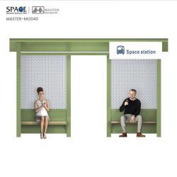 Светодиодный короб для автобусной остановки с алюминиевой рамой и закаленным стеклом (арт. 25-3071826)