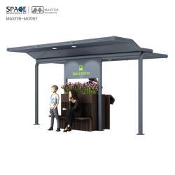 Скамья для уличной рекламы сборная металлическая прямоугольная (арт. 25-3071831)