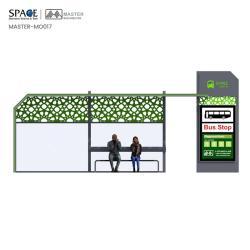 Уличная мебель, автобусные остановки, светодиодные световые короба, алюминиевая рама, стальной материал (арт. 25-3071838)