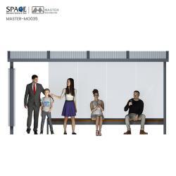 Городская мебель с индивидуальной автобусной остановкой и световым коробом (арт. 25-3071844)