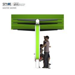 Автобусная остановка из нержавеющей стали прямоугольной формы с LED-подсветкой (арт. 25-3071847)