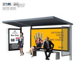 Автобусная остановка из стальной пластины GI и алюминиевого профиля (арт. 25-3071858)