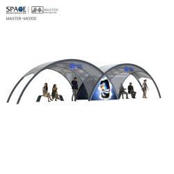 Автобусная остановка с рекламными световыми коробами из стали (арт. 25-3071864)