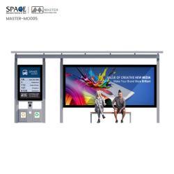 Интеллектуальная автобусная остановка с прямоугольным светодиодным источником света (арт. 25-3071889)