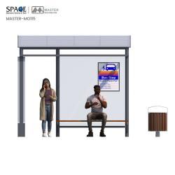 Автобусная остановка с прокручивающейся световым коробом (арт. 25-3071890)