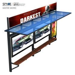 Наружный рекламный дисплей на солнечных батареях для автобусных остановок с навесом (арт. 25-3071894)