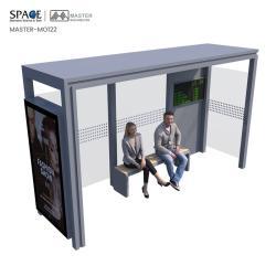 Автобусная остановка с LED дисплеем и скамейкой для улицы (арт. 25-3071907)