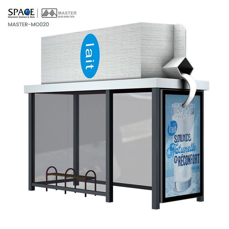 Светодиодная панель освещения для автобусной остановки из стали (арт. 25-3071935)