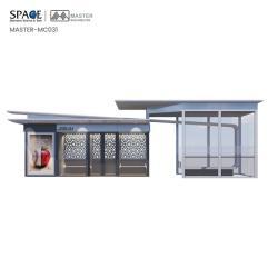 Автобусная остановка с кондиционером и световыми коробами для комфортного ожидания пассажиров (арт. 25-3071939)