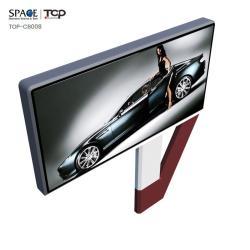 Световой короб из закаленного стекла, двухсторонний вращающийся с горизонтальным светодиодом (арт. 25-3071977)