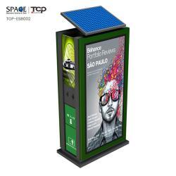 Фонарь солнечный двухсторонний прямоугольный для наружной рекламы светодиодный световой короб (арт. 25-3072110)