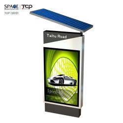 Светильники на столбы из алюминиевого сплава с двухсторонними светодиодами и солнечными батареями (арт. 25-3072111)