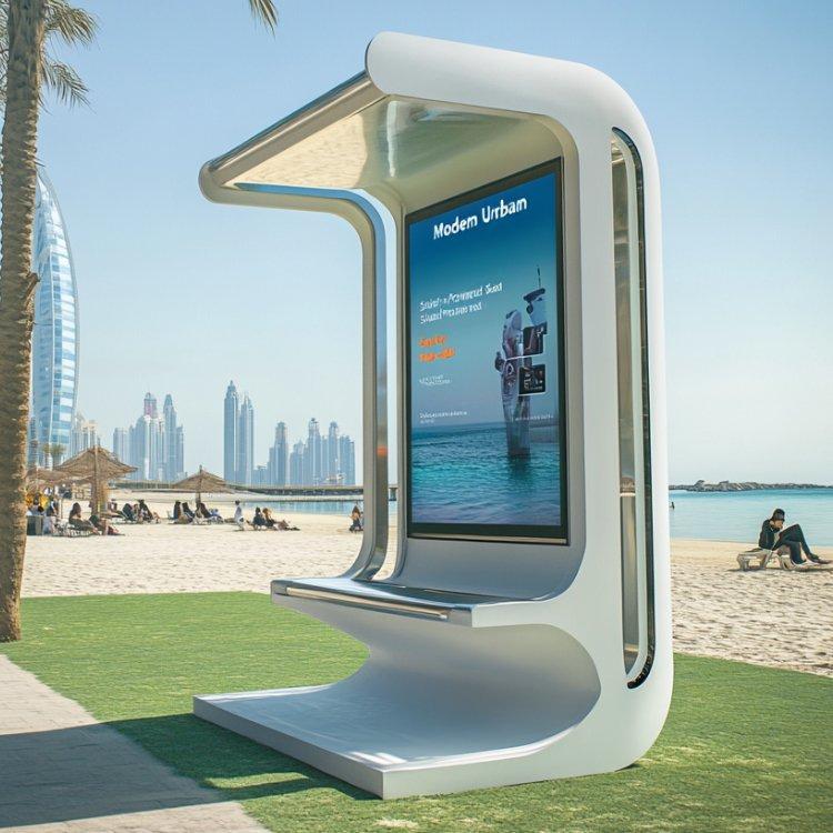 Солнечная умная скамейка с современным дизайном для общественных мест (арт. 25-3072126)