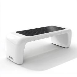 Солнечная умная скамейка с беспроводной зарядкой и USB-портами (арт. 25-3072127)