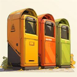 Мусорный бак с бесконтактным управлением и интеллектуальной сенсорной крышкой для дома и офиса (арт. 25-3072137)