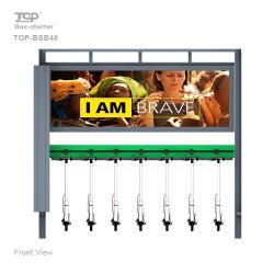 Стоянка для скутеров на открытом воздухе с лайтбоксом (арт. 25-3072151)