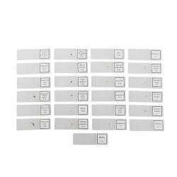 Микроскопические слайды зоологии набор из 25 шт (арт. 25-9071944)