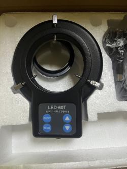 Кольцевая LED подсветка для стереомикроскопа с 60 светодиодами (арт. 25-9071945)
