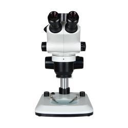 Стереомикроскоп с LED подсветкой, увеличение 6.5X-65X тринокулярный с адаптером C-Mount (арт. 25-9071947)