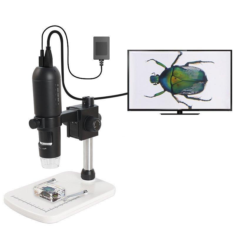 Цифровой микроскоп с увеличением 10X-220X и выходом HDMI/USB (арт. 25-9071978)