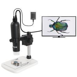 Цифровой микроскоп с увеличением 10X-220X и выходом HDMI/USB (арт. 25-9071978)
