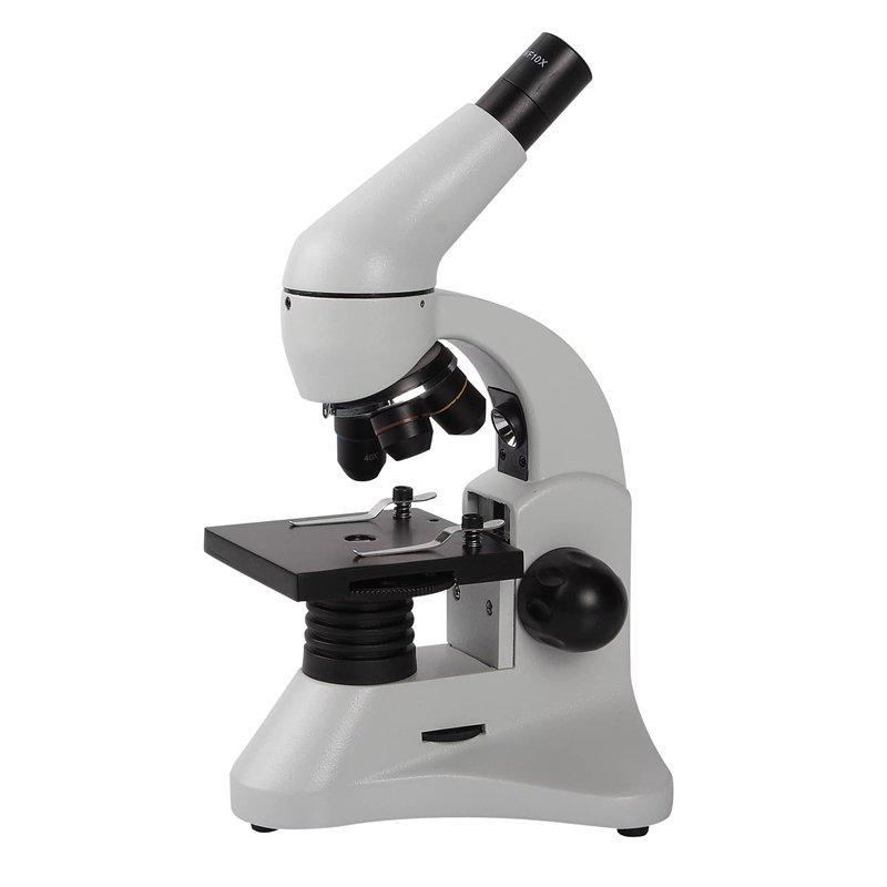 Детский микроскоп с подсветкой LED, увеличение 40X-400X, образовательный инструмент (арт. 25-9071981)