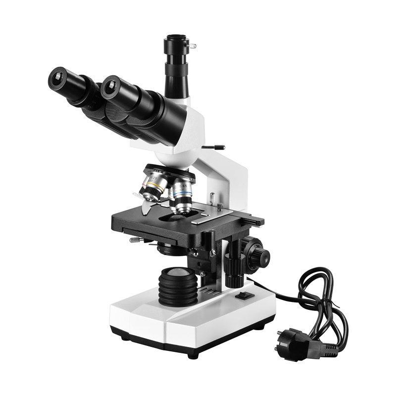 Микроскоп биологический для лаборатории 40X-640X с триноскопом для исследований (арт. 25-9071995)