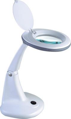 Лампа с увеличением 5 диоптрий, энергосберегающая LED, хирургическая лупа настольная с увеличительным стеклом (арт. 25-9072302)
