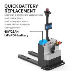 Самопогрузочный стекер Reeman 1.5 Т с автоматическим управлением AGV и LiDAR для безопасности (арт. 25-11071218)