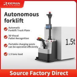 Электрический мини погрузчик для склада с 1.5Т грузоподъемностью, 360° детектором препятствий (арт. 25-11071219)