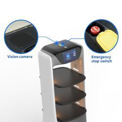 Робот для доставки еды с 7-дюймовым дисплеем и системой самостоятельного управления (арт. 25-11071288)