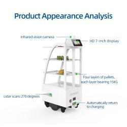 Робот для доставки блюд в рестораны с 4 ярусами и автоматическим обслуживанием (арт. 25-11071298)