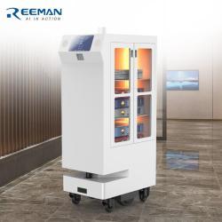 Робот доставки еды с автономным подъемом в лифте (арт. 25-11071327)