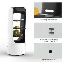 Робот доставки еды автономный AGV с функцией автоматической зарядки для ресторанов (арт. 25-11071339)